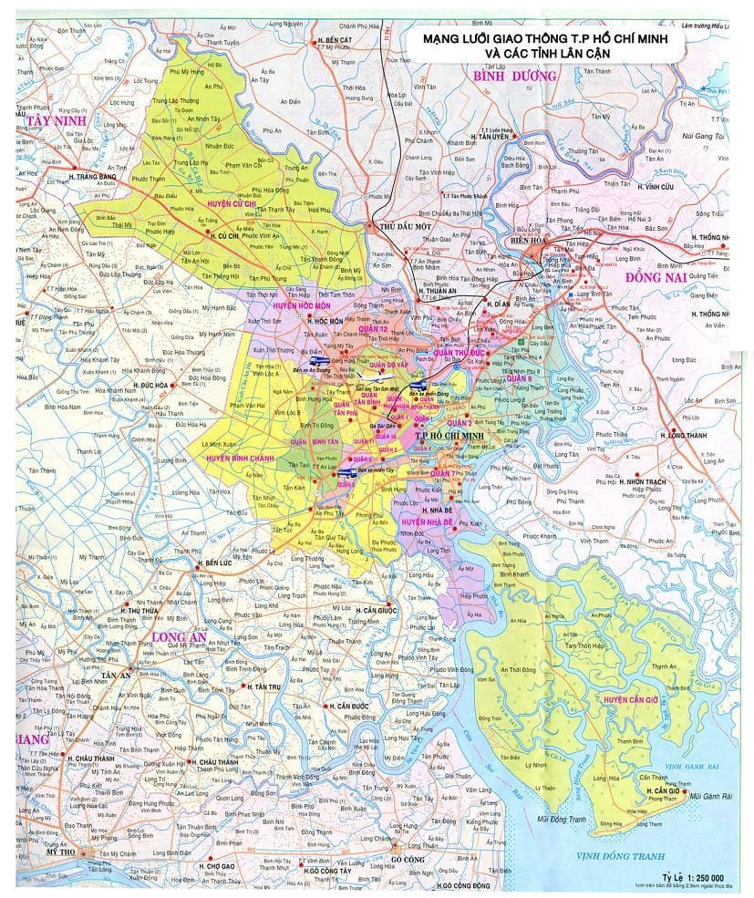 Карта ТП Хо Ши Міна
