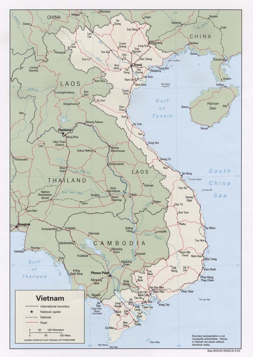 Карта порт Хошимін