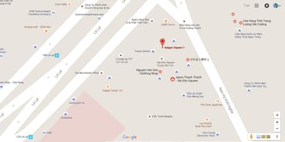 Карта площа Сайгон 