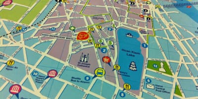 Пішохідна екскурсія по Хошимін карті